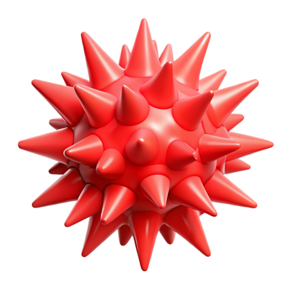 elegant classic Abstract Red Explosion Isolated with Blast Effect professional png