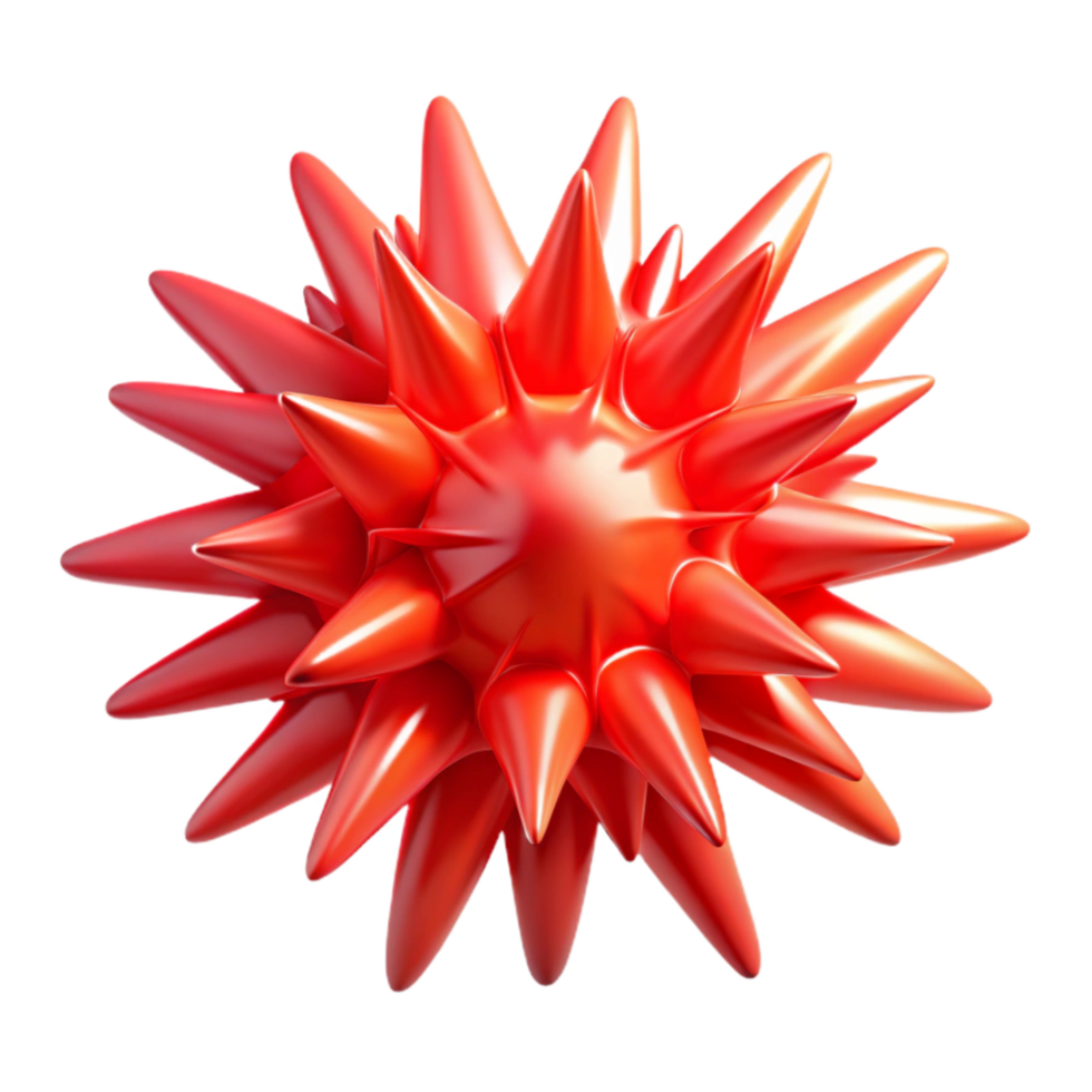 wonderful creative Abstract Red Explosion Isolated with Blast Effect genuine png