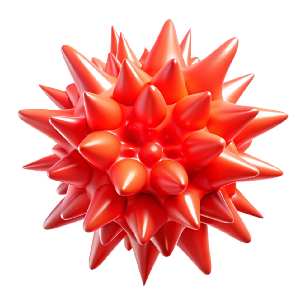 dramatic creative Abstract Red Explosion Isolated with Blast Effect authentic png