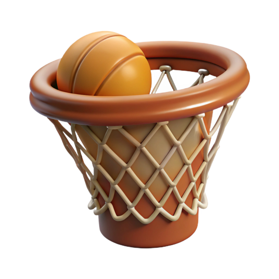 beautiful rustic Basketball Hoop Net Close Up Transparent Background exclusive png