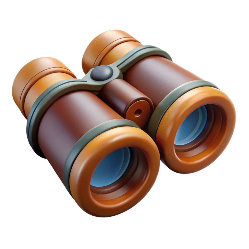 dramatic classic Binoculars with Wide Field of View Transparent Background exclusive png