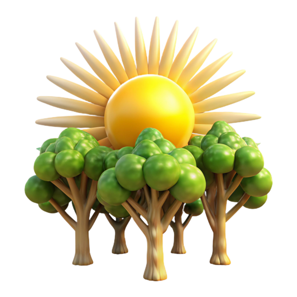 extraordinary contemporary Bright Sunlight Through Trees Transparent Background premium png