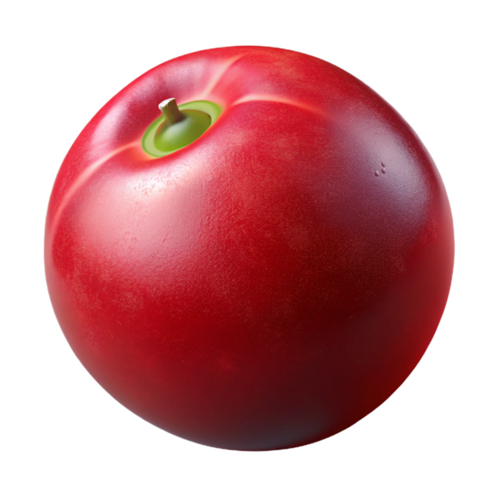 beautiful abstract Cranberry Red Single Isolated with Realistic Texture genuine png