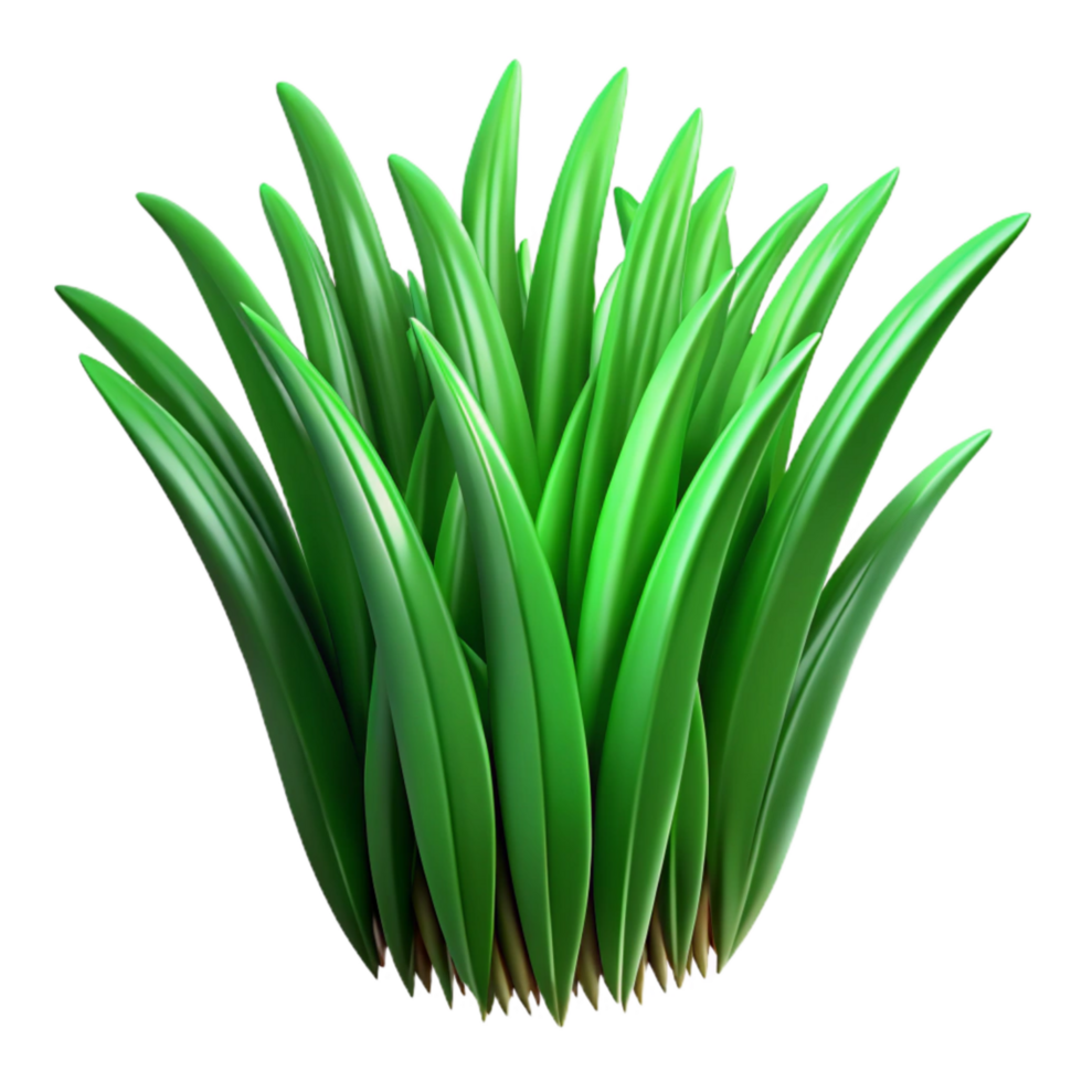 dramatic modern Dynamic Green Grass Blades Isolated with Realistic Texture high quality png