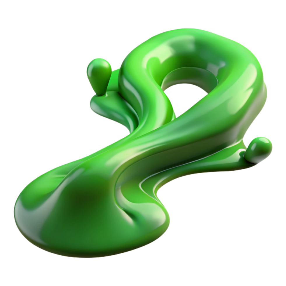 magnificent classic Dynamic Green Stream Cutout with Flowing Water premium png