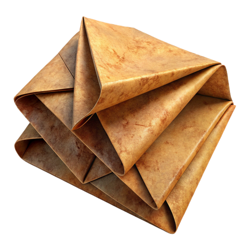 magnificent classic Folded Paper Texture Isolated with Creased Surface high quality png
