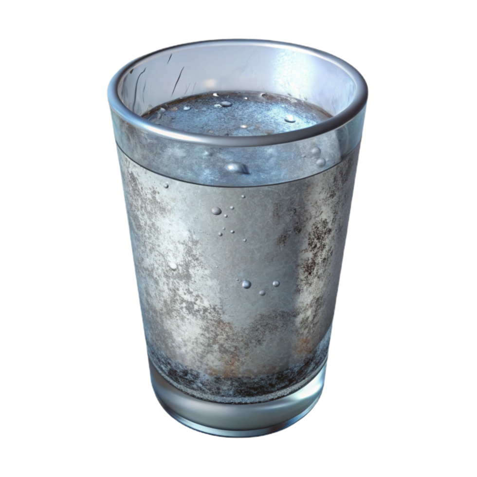 impressive rustic Glass of Water Clear Refreshing Transparent professional png