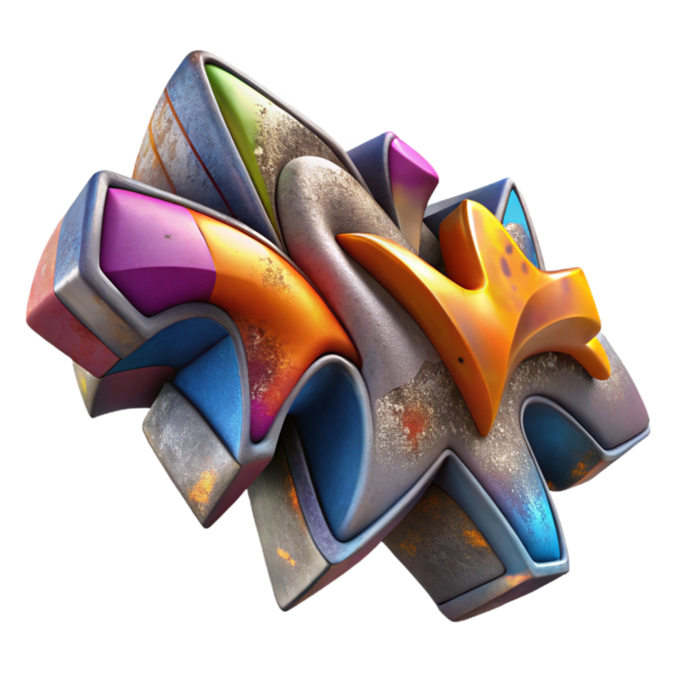 stunning contemporary Graffiti Art Isolated with Street Style high quality png