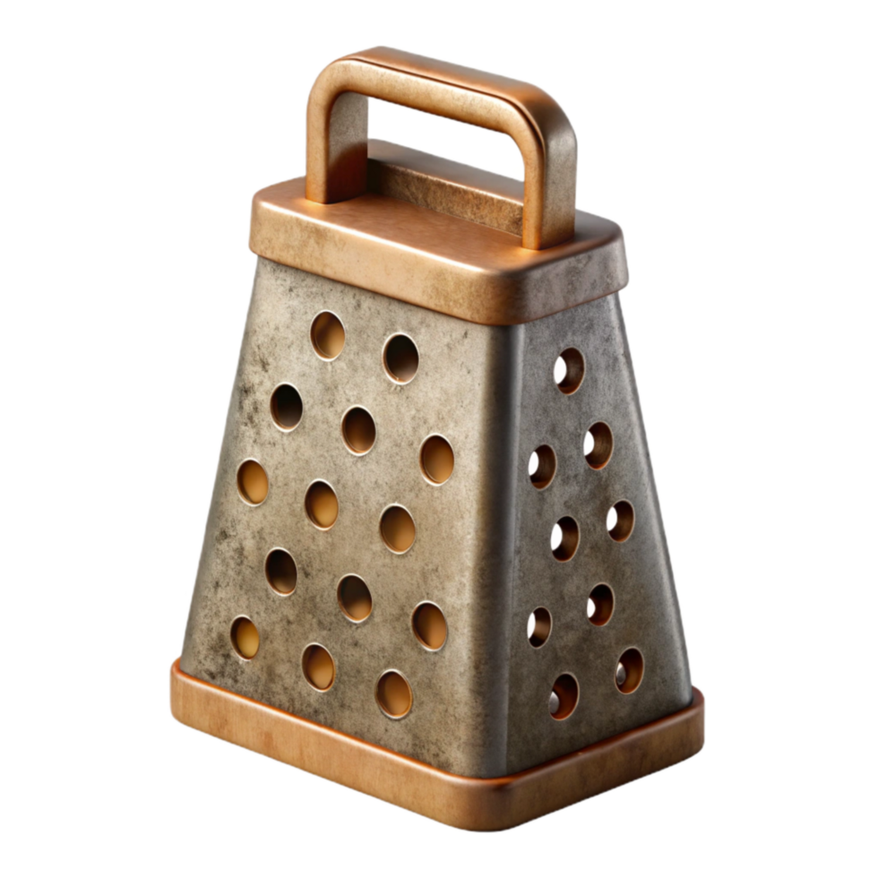 vibrant modern Grater Cheese Cutout Isolated Element high quality png
