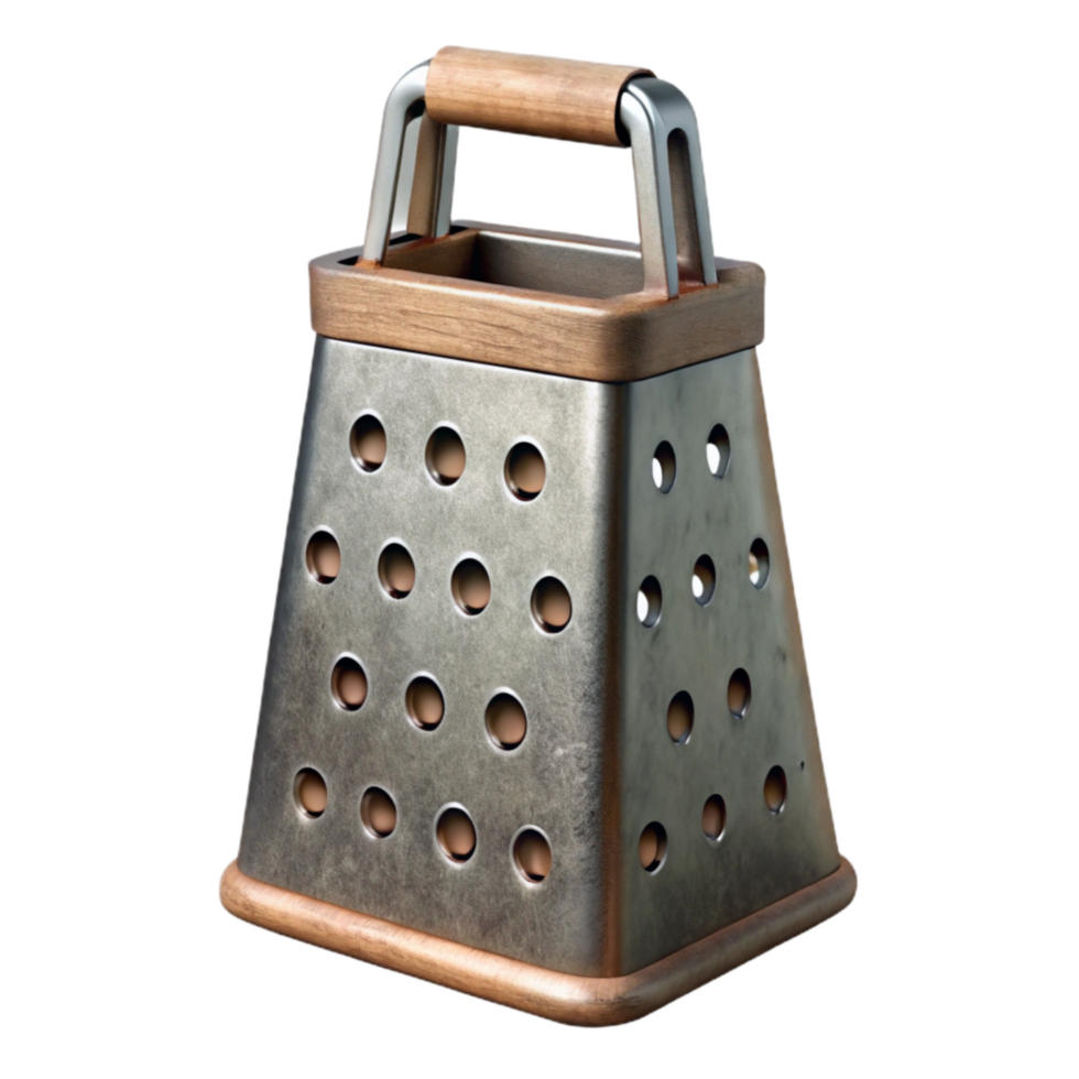 dramatic minimalist Grater Cutout with Sharp Blades original png