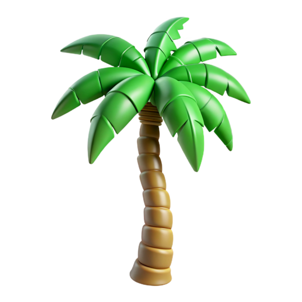 wonderful classic Green Palm Tree Silhouette Transparent authentic png