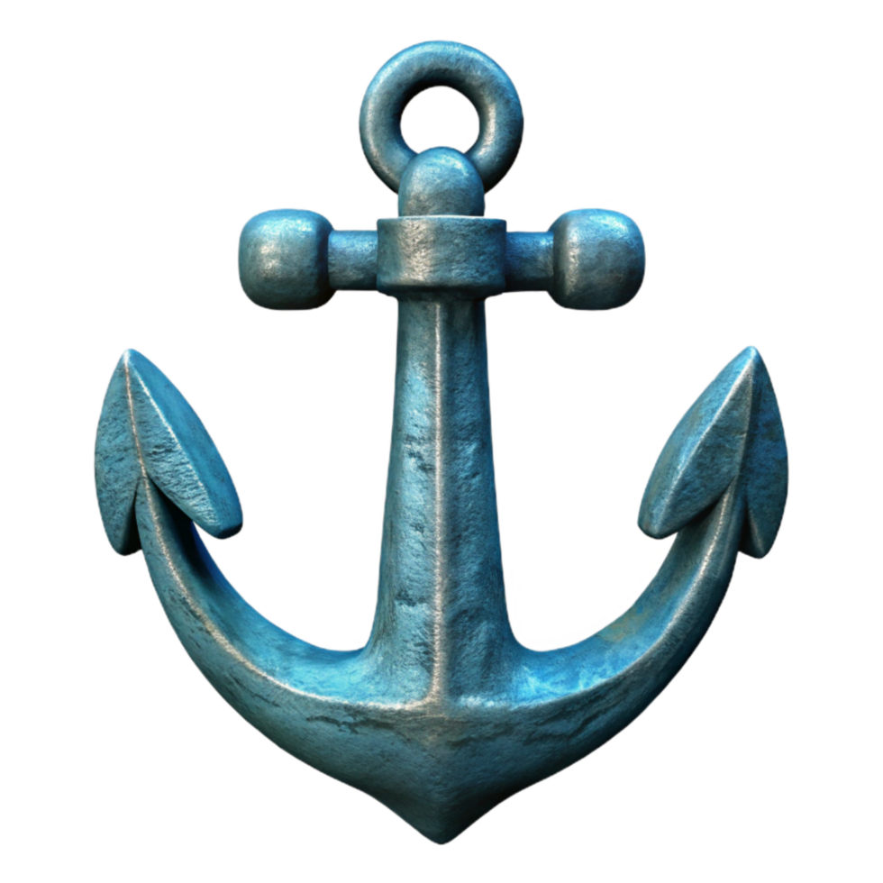 stunning modern Hand Drawn Anchor Illustration Cutout 4K png