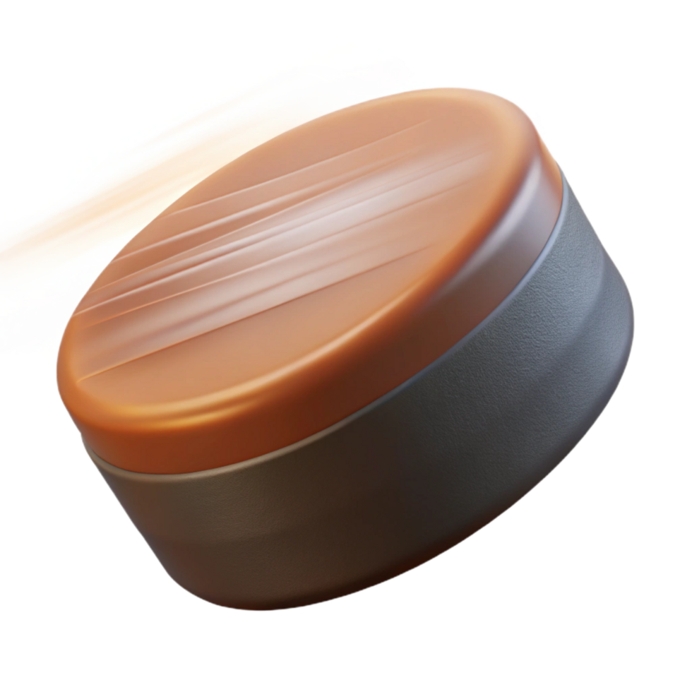 beautiful abstract Hockey Puck Motion Blur Isolated exclusive png