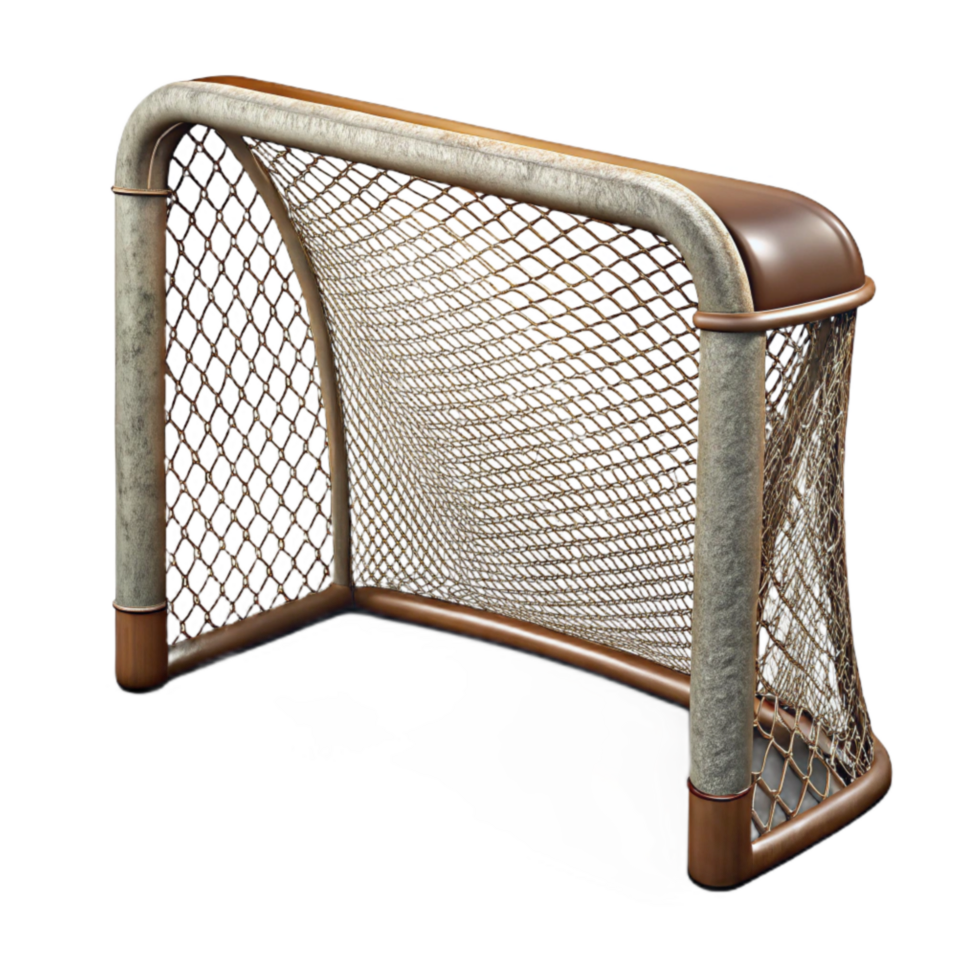 extraordinary artistic Hockey Goal Net Close Up Isolated Element authentic png