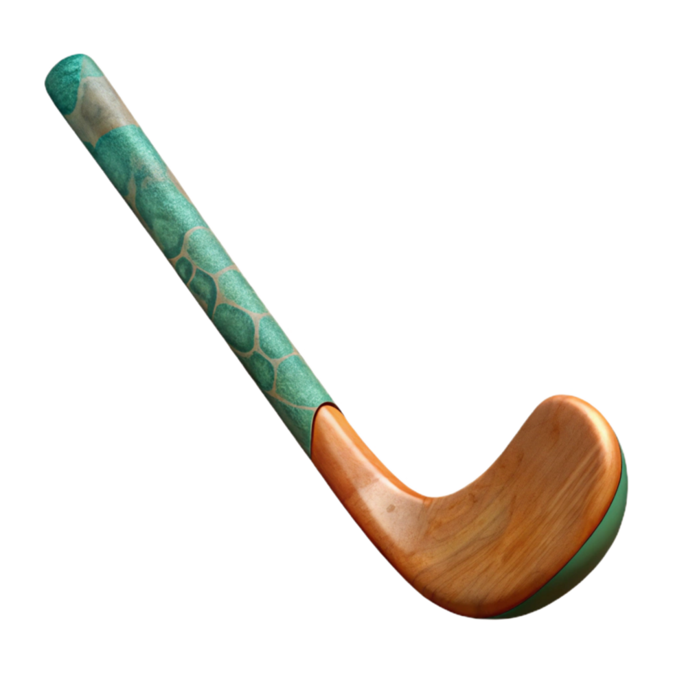 beautiful abstract Hockey Stick Composite Material Transparent Background 4K png