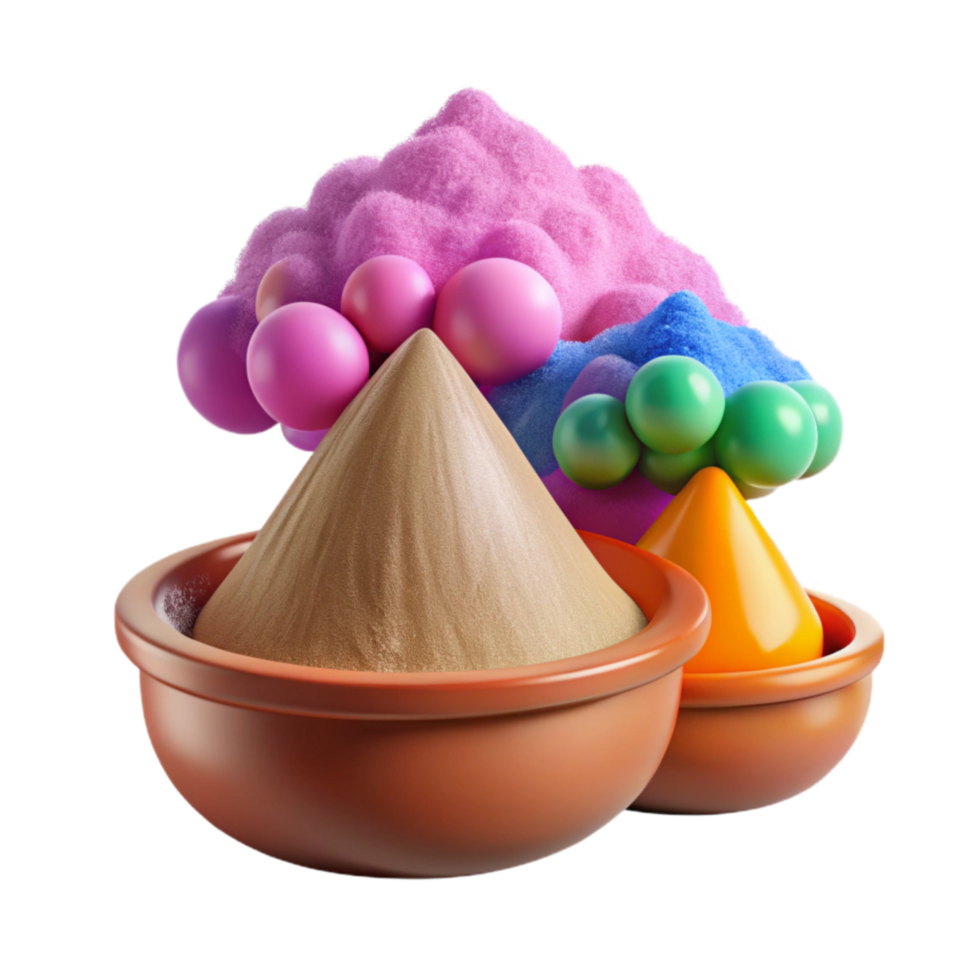 magnificent artistic Holi Festival Gulal Powder Colorful Clouds Transparent Background high resolution png