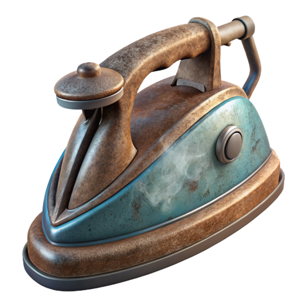 vibrant modern Iron with Steam Function Isolated original png