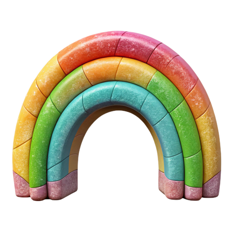 impressive vintage Isolated Rainbow Arch Element high resolution png