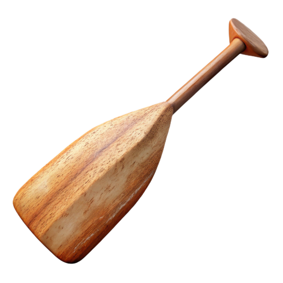dramatic vintage Kayak Paddle Close Up Transparent Background genuine png