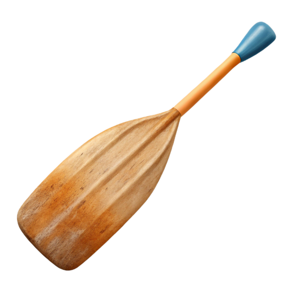 elegant minimalist Kayak Paddle Close Up Transparent Background professional png