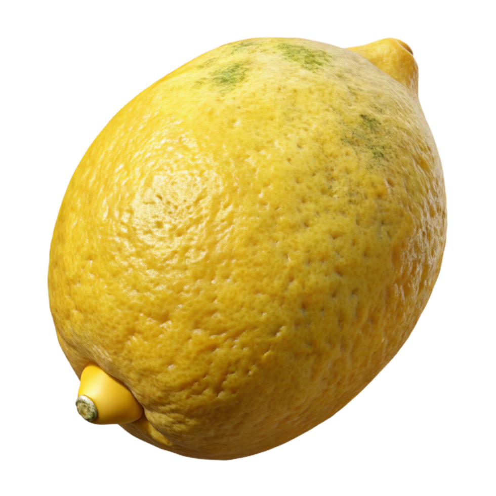 stunning classic Lemon Isolated with Yellow Skin genuine png