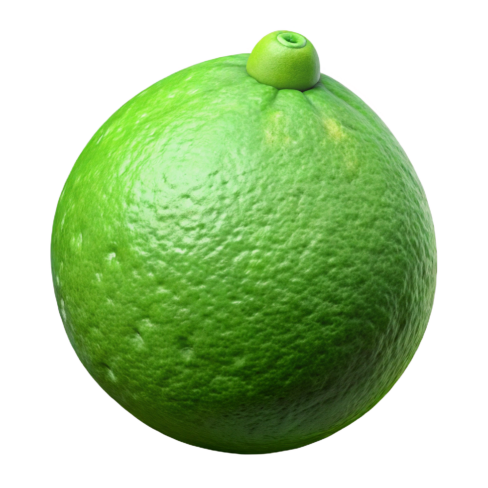 impressive rustic Lime Cutout with Green Skin detailed png