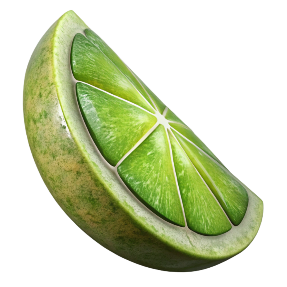 magnificent contemporary Lime Wedge Garnish Cutout Isolated Element exclusive png