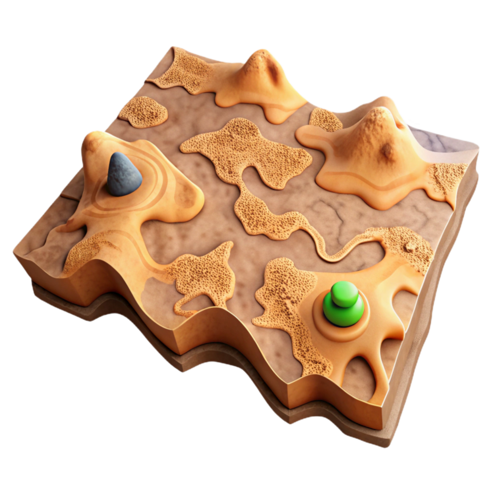 extraordinary classic Map with Detailed Topography Transparent Background authentic png