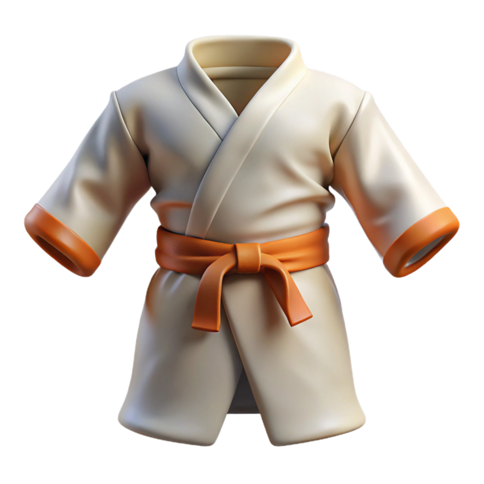 extraordinary artistic Martial Arts Uniform White Gi Transparent Background premium png