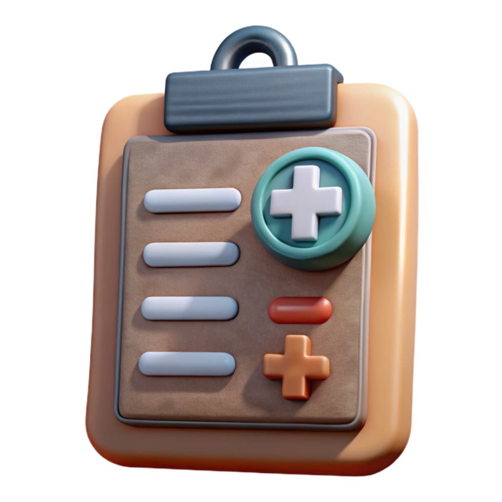 beautiful rustic Medical Chart with Patient Information Transparent high resolution png