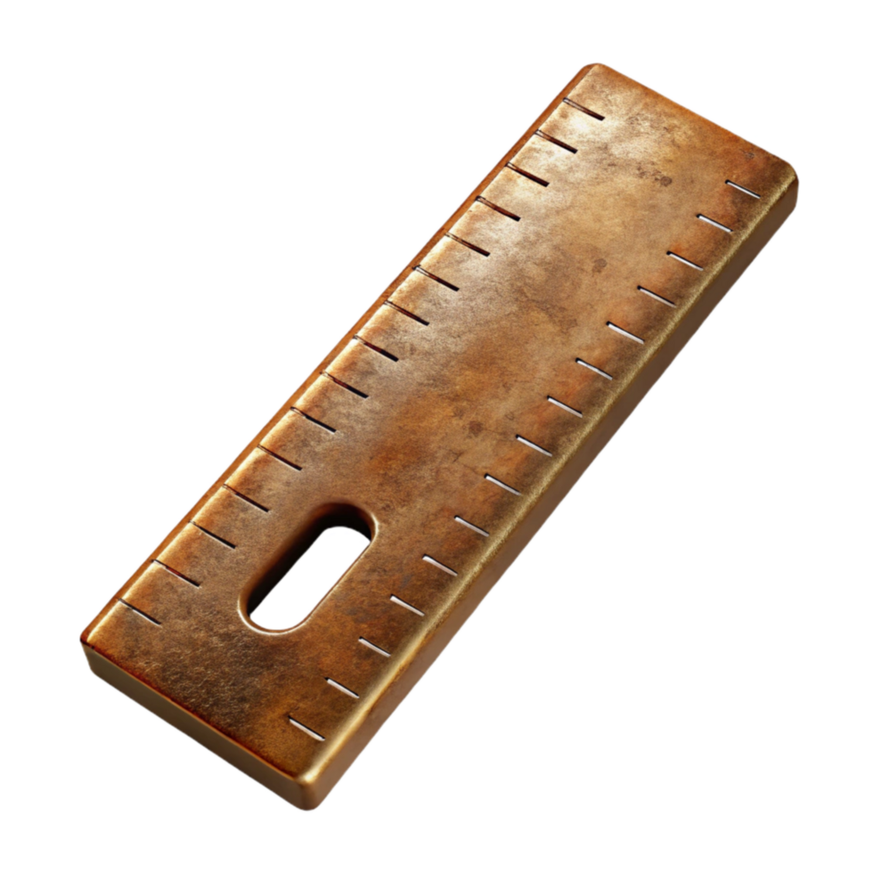 wonderful artistic Metal Ruler with Centimeter Markings Transparent 4K png