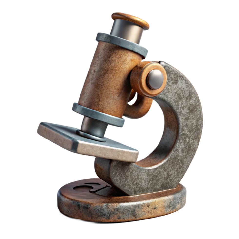 magnificent modern Microscope Side View with Shadow Cutout genuine png