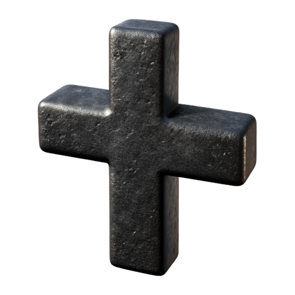 wonderful modern Minimalist Black Cross Isolated with Intersecting Lines exclusive png