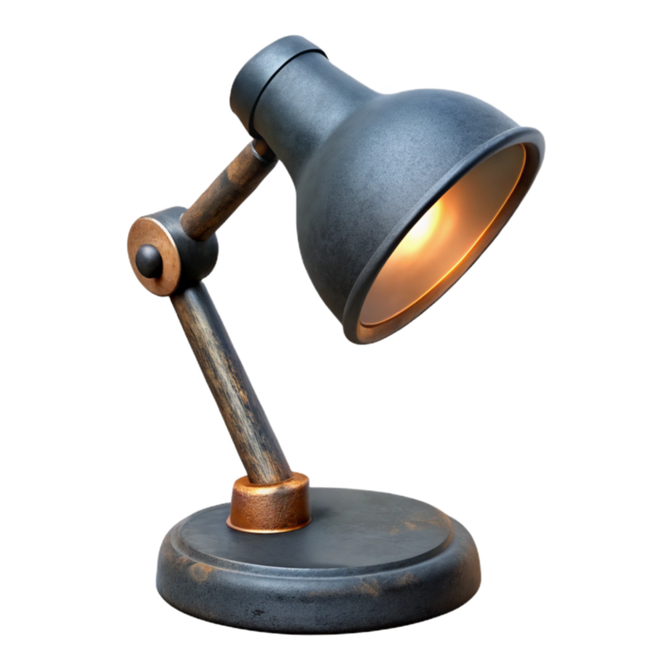 stunning abstract Minimalist Desk Lamp Black Isolated exclusive png