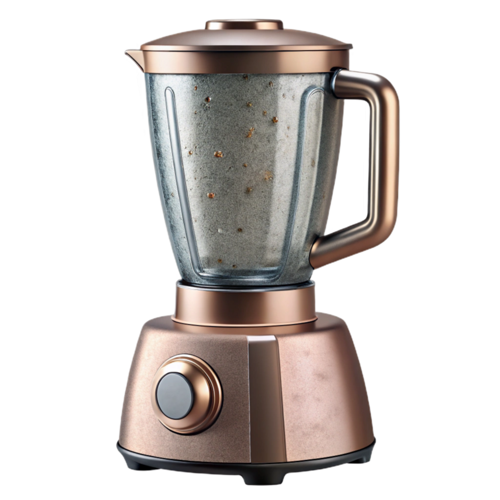 impressive modern Modern Blender Stainless Steel Transparent Background 4K png