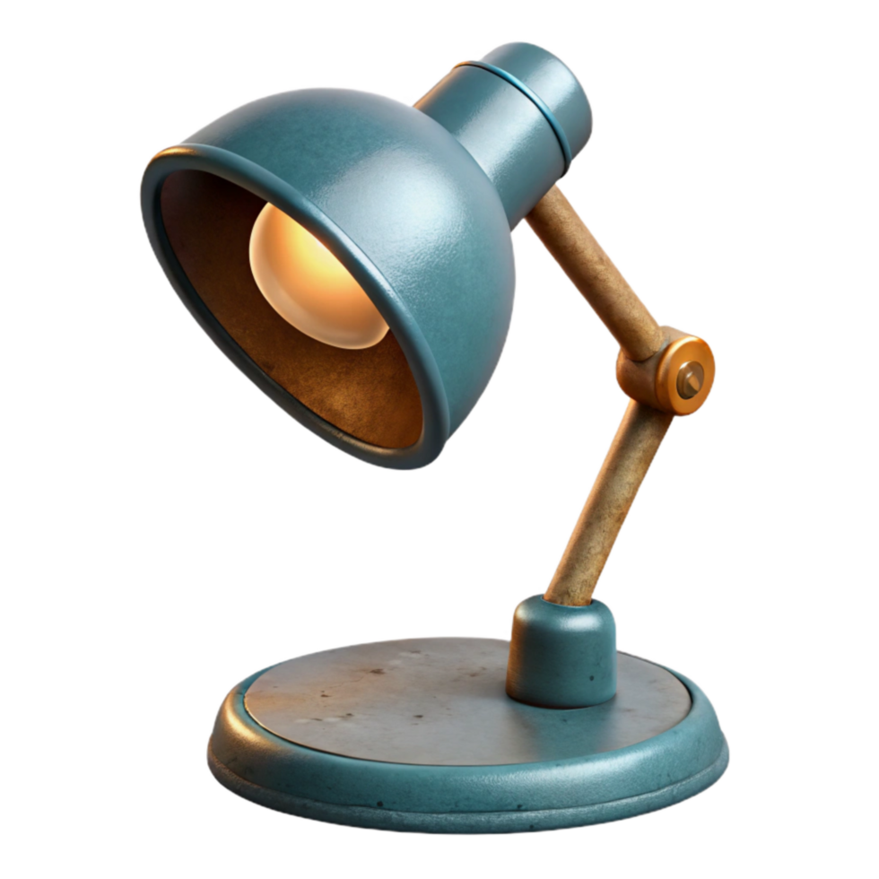 elegant modern Modern Desk Lamp Clip on Design Cutout premium png