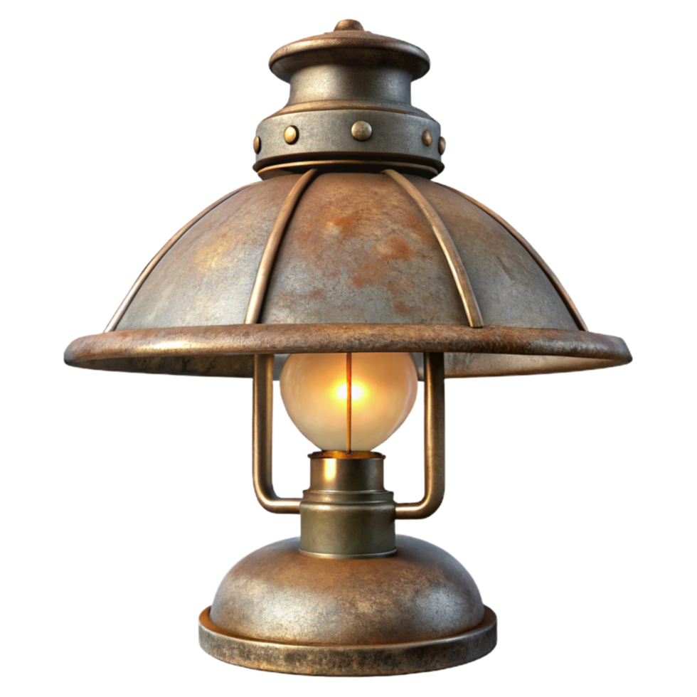 dramatic creative Modern Lamp with Dimmer Switch Metal Finish Cutout high resolution png