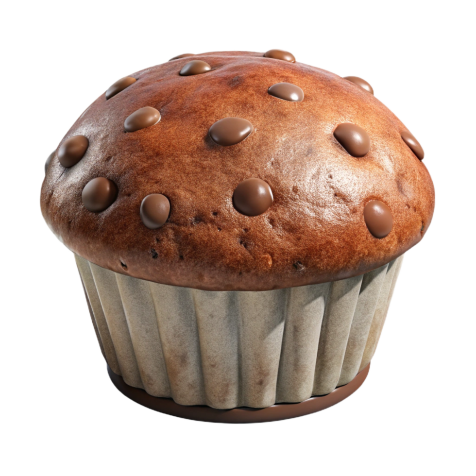 magnificent artistic Muffin Isolated on Transparent Background high resolution png