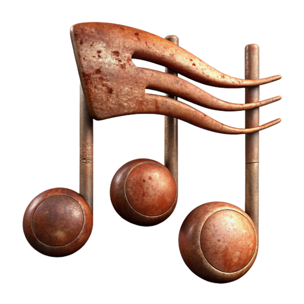 wonderful classic Music Notes on Staff Transparent Background authentic png