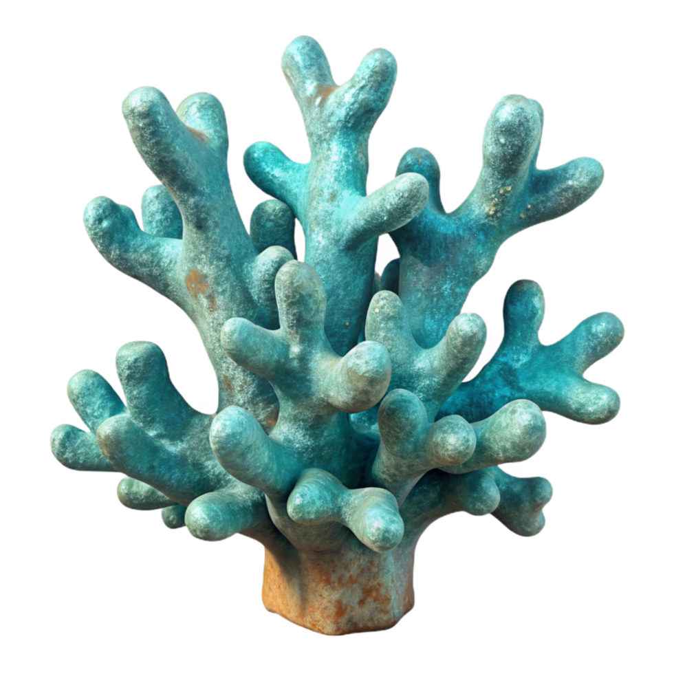 serene artistic Ocean Coral Reef Cutout Element authentic png