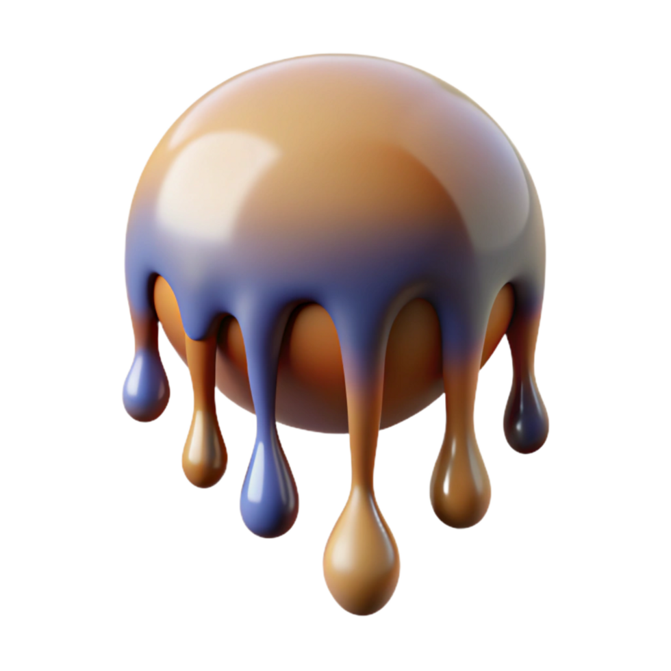 impressive rustic Paint Drip Isolated with Dripping Effect detailed png