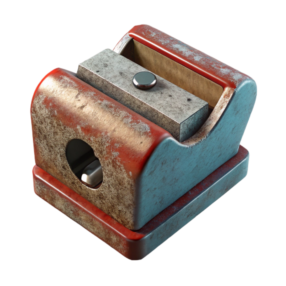 extraordinary abstract Pencil Sharpener with Shavings Isolated on White Background exclusive png