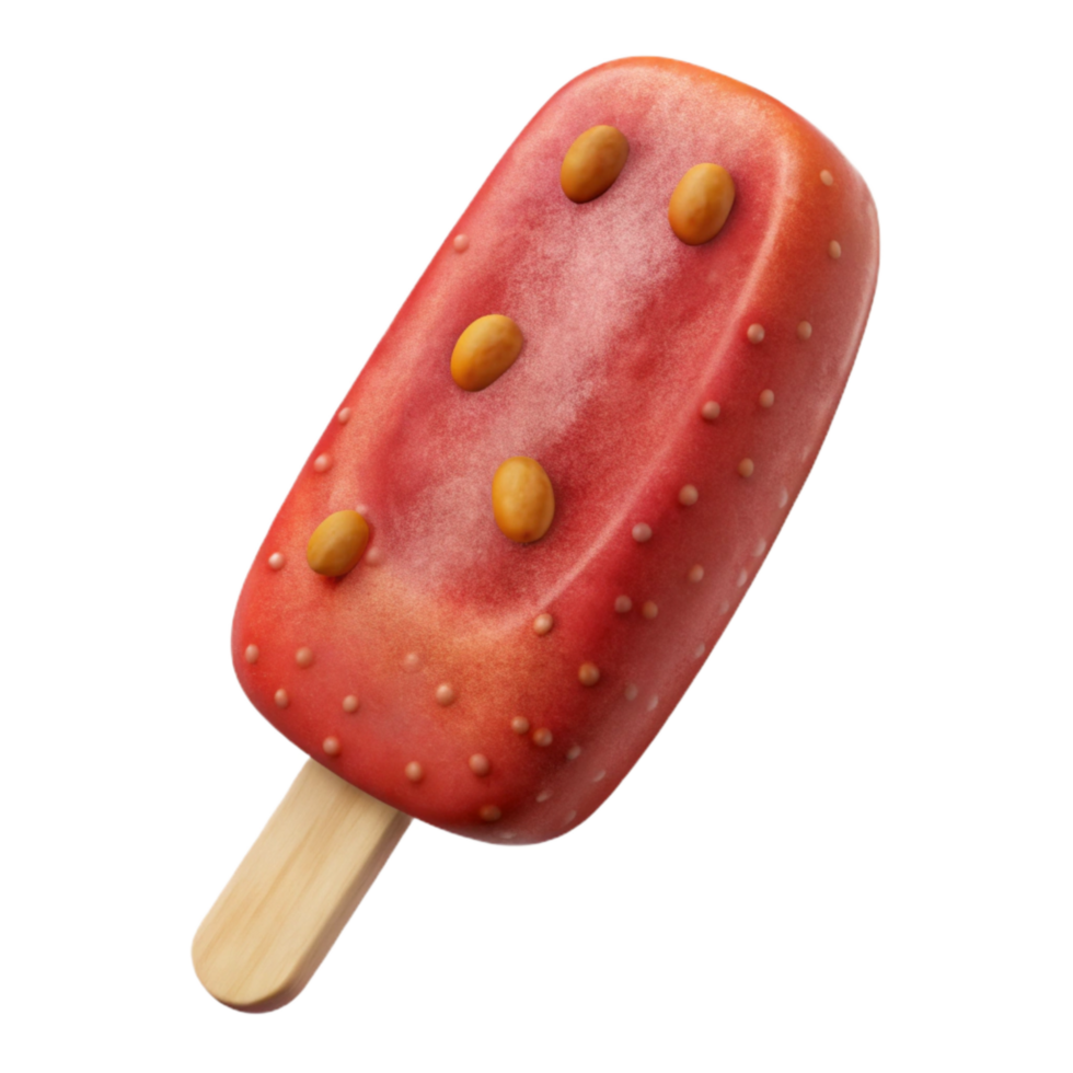 vibrant minimalist Popsicle Cutout with Fruit Flavor high resolution png