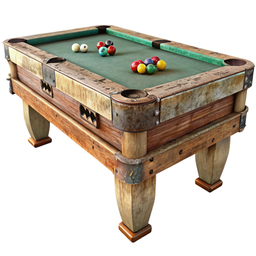 extraordinary modern Pool Table Billiard Balls Racked Isolated high resolution png