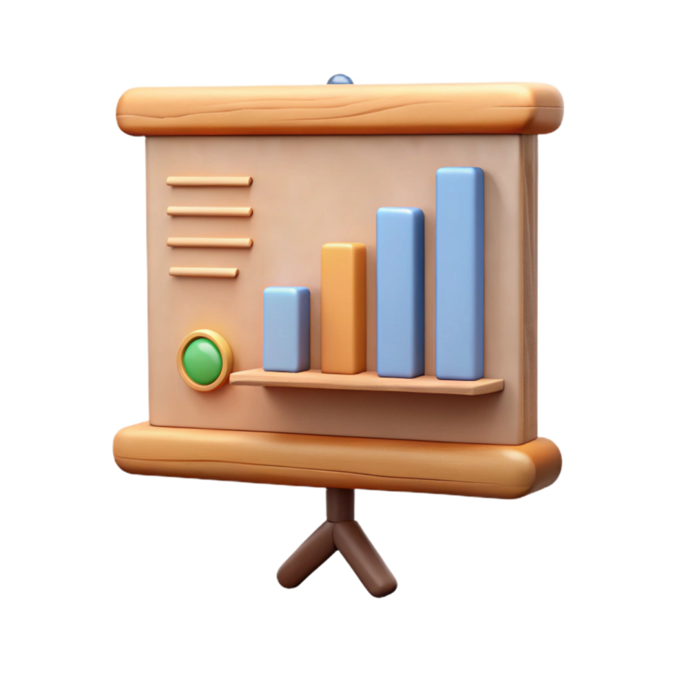 impressive abstract Presentation Screen with Data Table Transparent Background genuine png