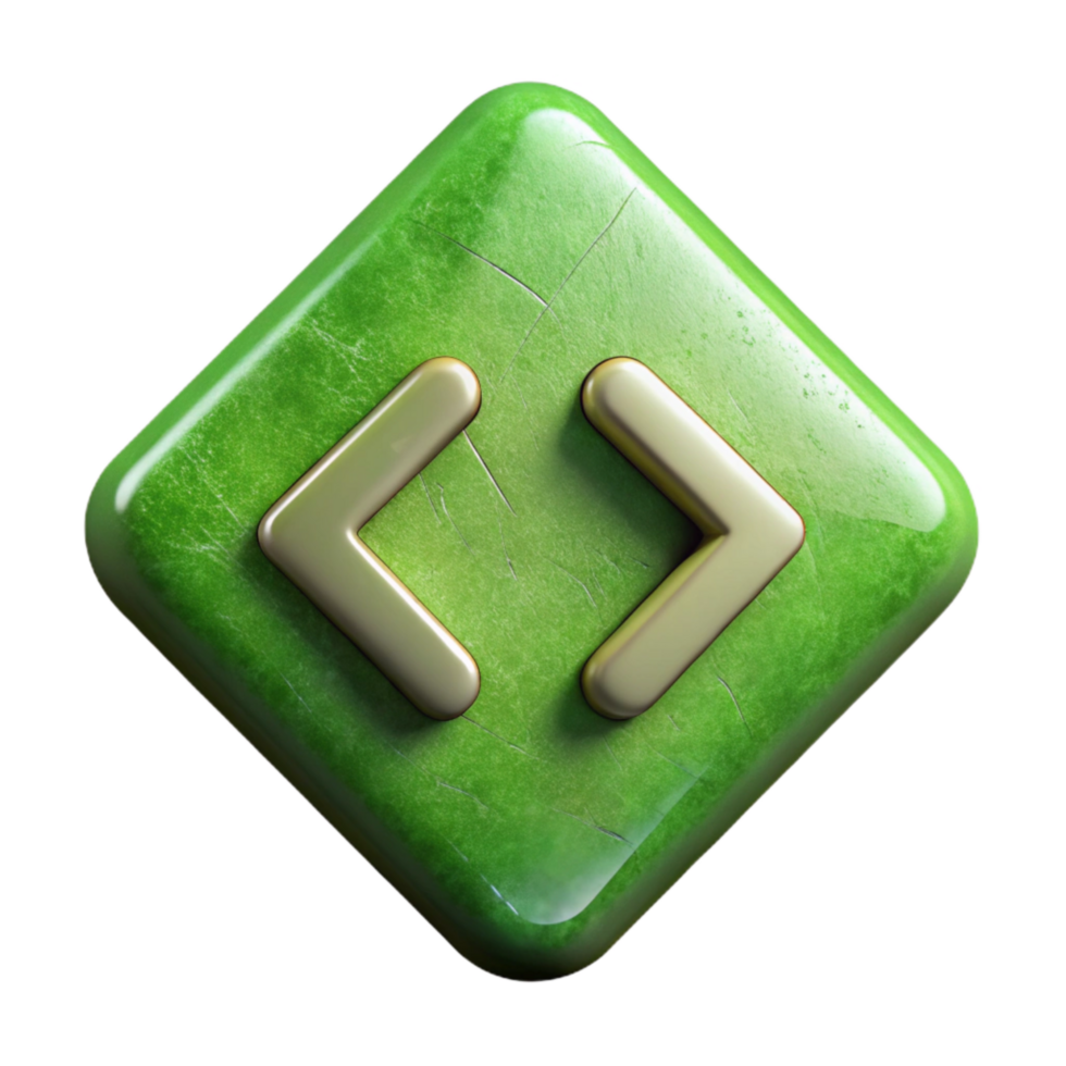 elegant vintage Programming Code Symbols Green Isolated Image original png
