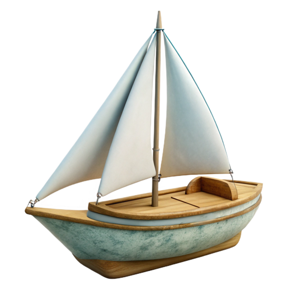 beautiful minimalist Sailboat White Sails Ocean Scene Cutout Element high quality png