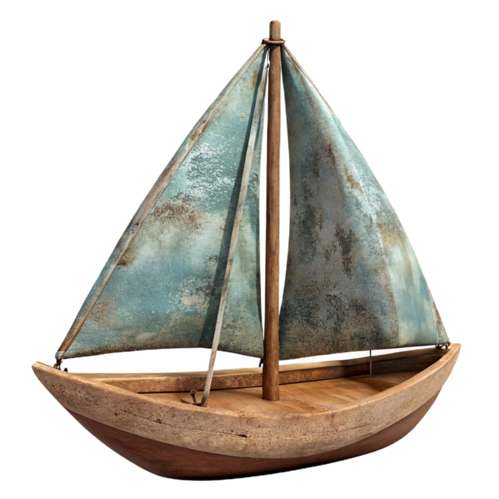 extraordinary artistic Sailboat on Water Full Sail Cutout Element high resolution png