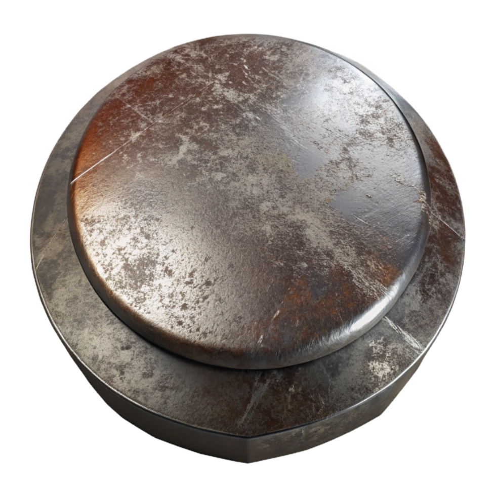 magnificent rustic Scratched Metal Surface Isolated with Grunge Effect high quality png