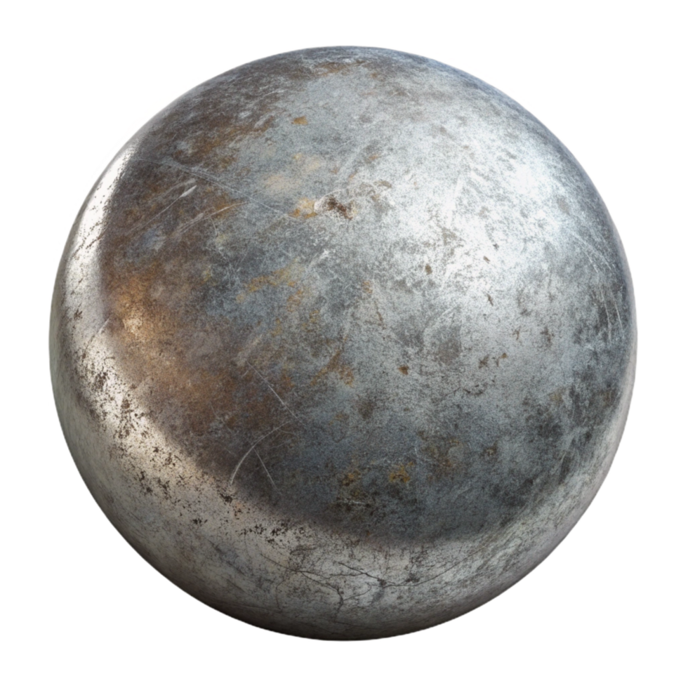 impressive abstract Scratched Metal Surface Isolated with Grunge Effect detailed png